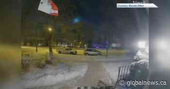 Meteor streaking across Saskatoon caught on video
