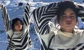 Vanessa Hudgens continues her holiday vacation in Switzerland