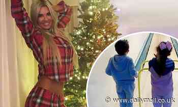 Christine McGuinness says her autistic children Leo and Penelope, six, coped well with Christmas