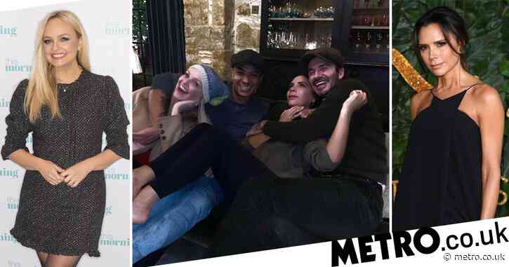 Victoria Beckham and Emma Bunton enjoy mini Spice Girls reunion with David Beckham and Jade Jones
