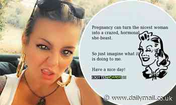 Pregnant Sheridan Smith jokes she's a 'crazed, hormonal she-beast'