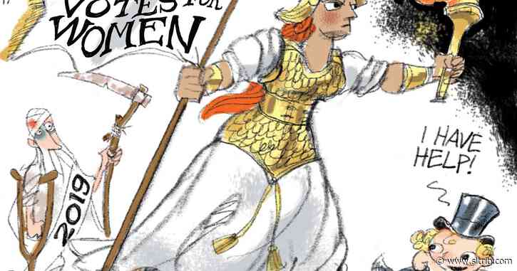 Bagley Cartoon: Warriors for Democracy
