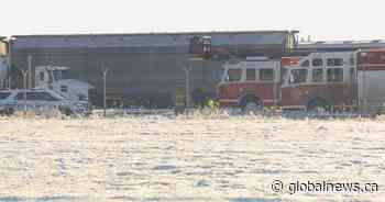 Regina firefighters free man entangled in grain auger at CN rail yard