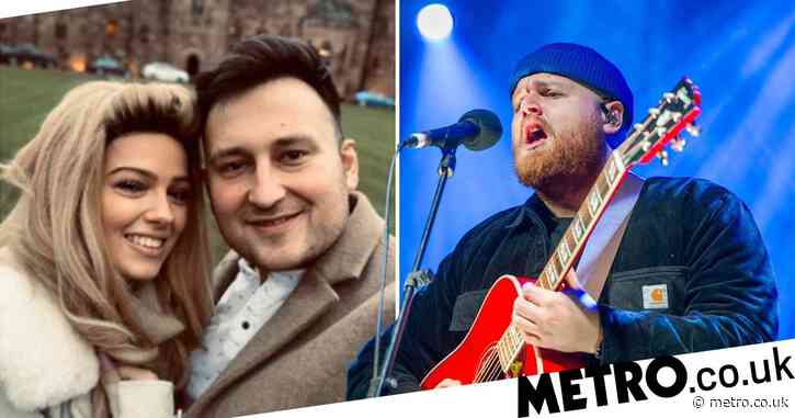 Newlyweds facing terminal cancer receive outpouring of love as Tom Walker performs at wedding