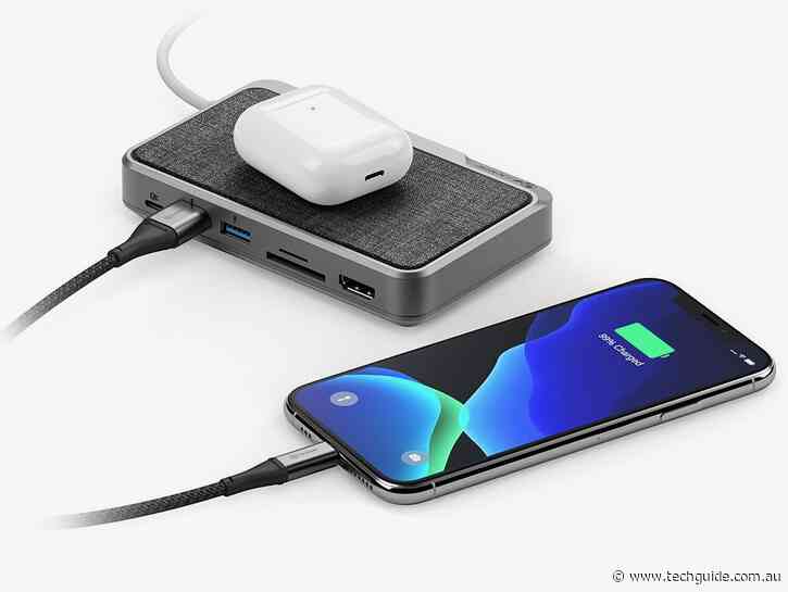 The ALOGIC USB-C Dock Wave 3-in-1 is a hub, battery and wireless charger in one