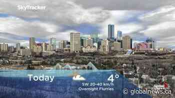 Edmonton early morning weather forecast: Tuesday, December 31, 2019