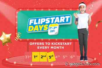 Flipkart to Ring In New Year With Flipstart Days Sale: Deals on Laptops, TVs, Appliances, and More