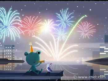Google's New Year's Eve 2019 Doodle features familiar frog     - CNET