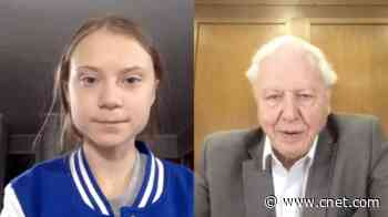 Greta Thunberg, David Attenborough meet for first time, talk climate change     - CNET