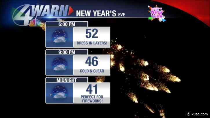 Cloudy start to the last day of 2019!