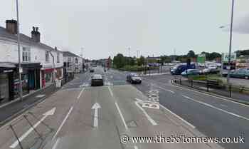 Driver escapes injury after car crashes into lamppost in Astley Bridge