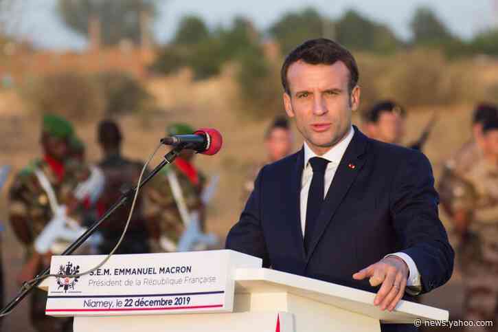 France's Macron pledges to push through pension reform