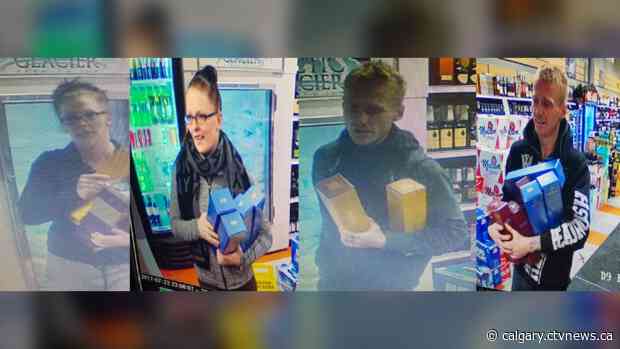 Calgary police look to ID liquor thieves with top-shelf tastes