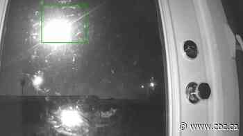 'We were amazed': Man captures apparent 'fireball' meteor on security camera