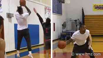 Terrelle Pryor Hits the Basketball Court Hard 1 Month After Stabbing