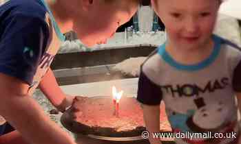 Jennifer 'Jwoww' Farley celebrates her son, three, using his potty