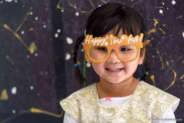 Kids celebrate Noon Years Eve in Garden Grove