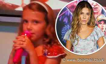 Millie Bobby Brown sings Adele when she was six in throwback clip as she reflects on the last decade