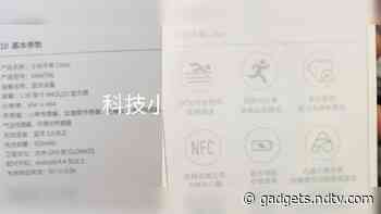 Xiaomi Mi Watch Color Specifications Leaked, 1.39-Inch AMOLED Display and 420mAh Battery Expected