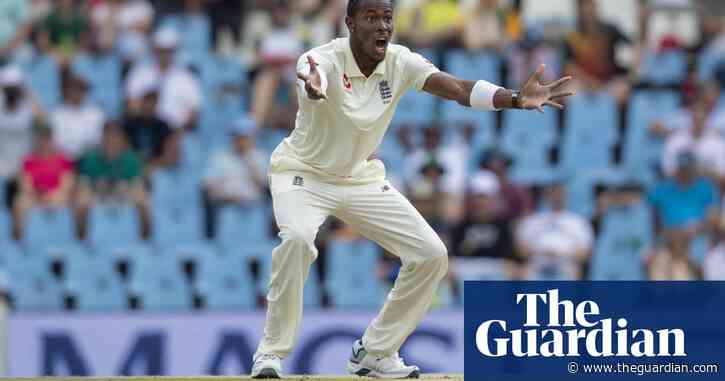 England’s Jofra Archer an injury doubt for second Test against South Africa