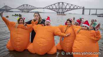 Revellers shake of 2019 with Loony Dook dip
