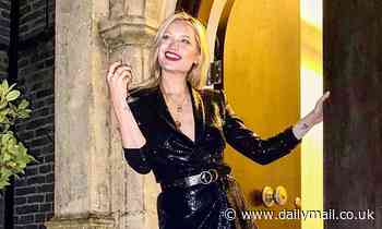 Laura Whitmore celebrates New Year with beau Iain Stirling at boozy bash