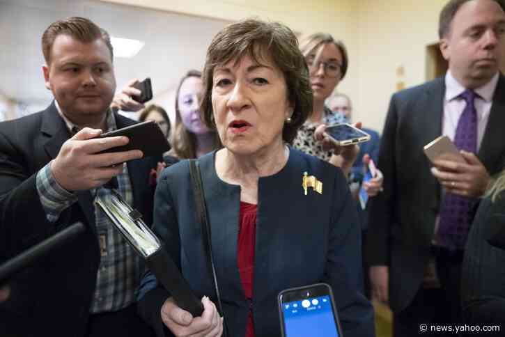 GOP Sen. Collins says she's open to impeachment witnesses