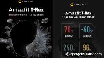 CES 2020: Huami Amazfit T-Rex Rugged Smartwatch Confirmed to Launch on January 8, Live Images Surface Online