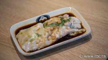 You can try this rice noodle roll drenched in soy sauce at a Mississauga strip mall