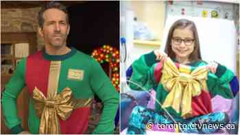 Ryan Reynolds’ ugly Christmas sweater helps raise more than $300K for SickKids
