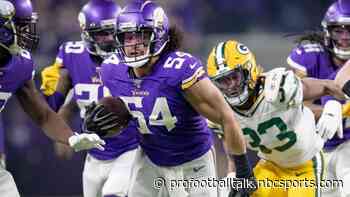Eric Kendricks practicing for Vikings Thursday