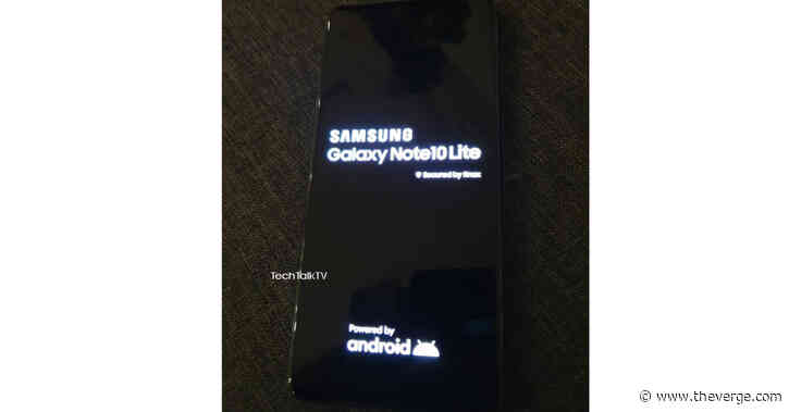 Samsung’s upcoming Galaxy Note 10 Lite appears in new leaked photos