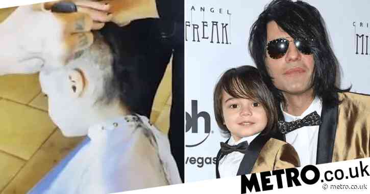 Magician Criss Angel shares heartwrenching video of five-year-old son getting head shaved amid cancer battle