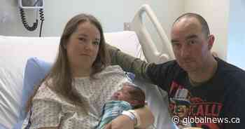 Couple celebrates 1st baby of New Year in Lethbridge: ‘He’s a special boy’