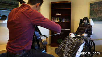 Electric cellist medical student heals with both music and medicine