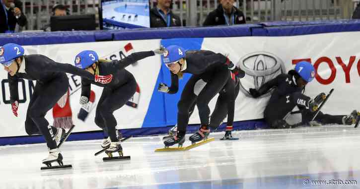 Short track speedskating team returns for national championships in Utah with worlds berths on the line