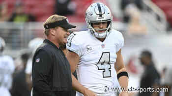 Jon Gruden gives non-committal answer when asked about Derek Carr's future with Raiders