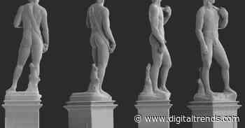 3D-printed replica of Michelangelo’s David statue is less than 1mm tall