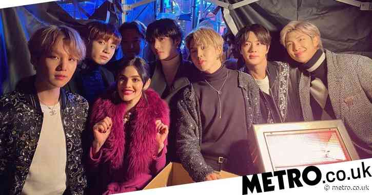 Pretty Little Liars star Lucy Hale meets BTS and she can’t contain her excitement