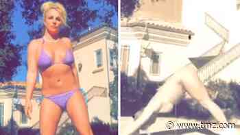 Britney Spears Shows Off Bikini Body in Sultry Yoga Video
