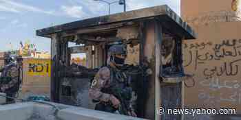 Shocking photos show what the US Embassy in Baghdad looked like after it was attacked by swarms of violent protesters