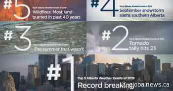 From destructive tornadoes to raging wildfires: top 5 Alberta weather stories of 2019