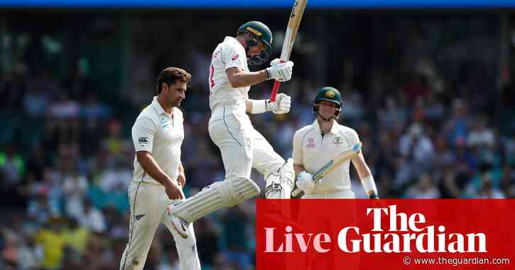 Australia v New Zealand: third Test, day one – as it happened
