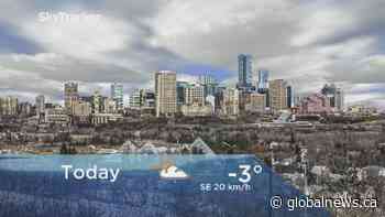 Edmonton early morning weather forecast: Friday, January 3, 2020