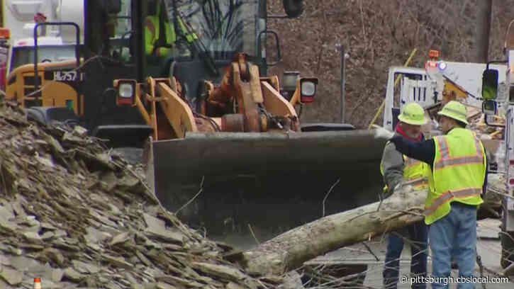 PennDOT Continues To Monitor Large Landslide On Route 51 As Weekend Rain Is Expected