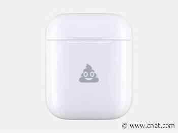 Apple AirPod charging cases can now be engraved with emojis for free     - CNET