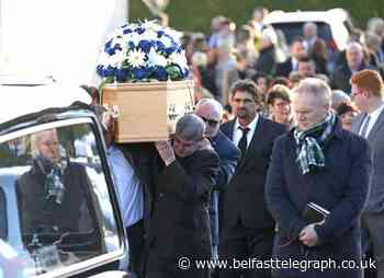 Tears and smiles at funeral of Northern Ireland barman Christian Grey