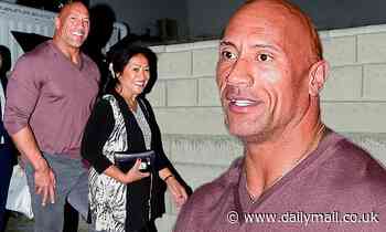Dwayne 'The Rock' Johnson beams alongside wife Lauren and mom Ata