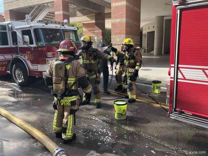 Crews battle restroom fire at UArizona library