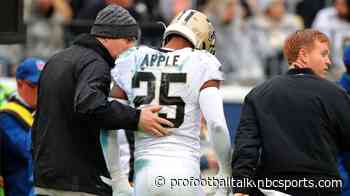 Eli Apple, Zach Line out for Saints on Sunday